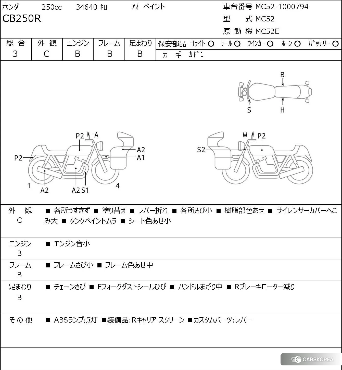 Проданный Honda CB250R id 3949992 из Японии, фото 5
