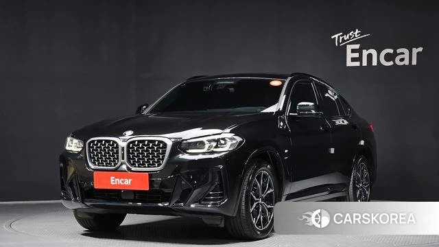BMW X4 (G02) 2023 Черный из Кореи