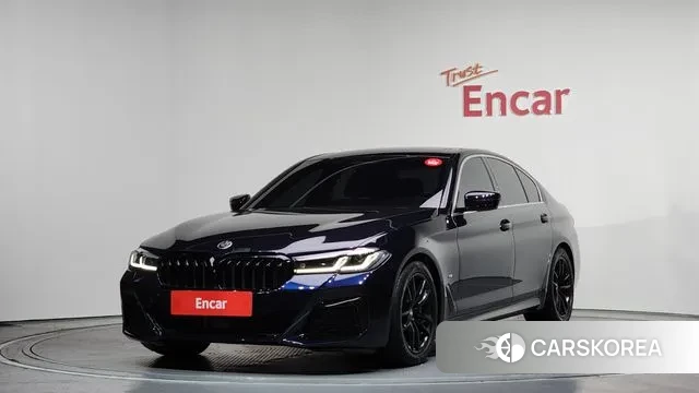 BMW 5 Series (G30) 2021 Черный из Кореи