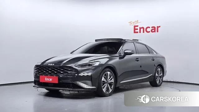 Kia K8 Hybrid 2021 Серый из Кореи