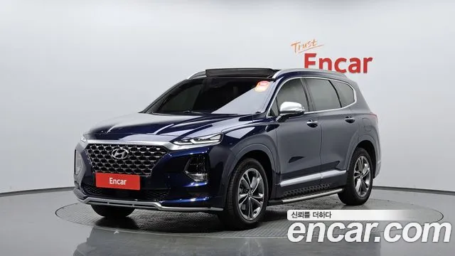 Hyundai Santa Fe TM 2019 Синий из Кореи
