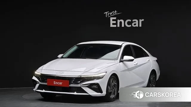 Hyundai The New Avante Hybrid (CN7) 2024 Белый из Кореи