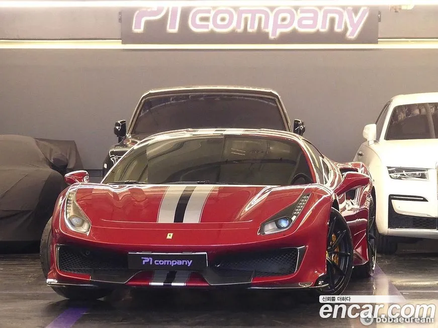 Ferrari 488 Pista 2019 Красный из Кореи