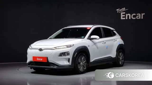 Hyundai Kona Electric 2018 Белый из Кореи
