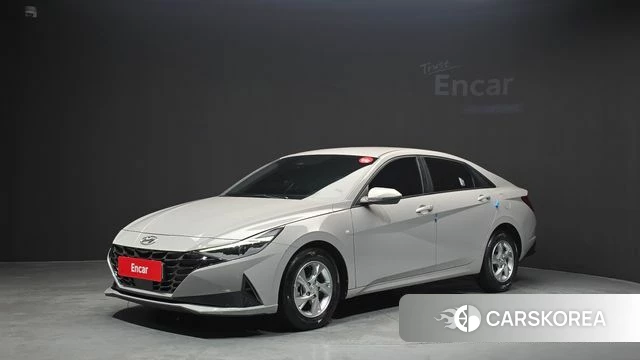 Hyundai Avante (CN7) 2021 Серебристо-серый из Кореи
