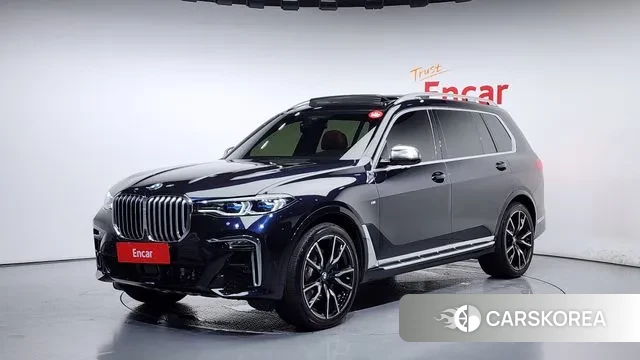 BMW X7 (G07) 2021 Синий из Кореи