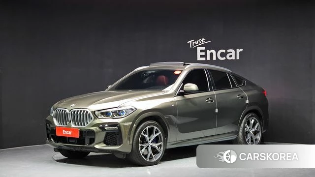 BMW X6 (G06) 2021 Песочный из Кореи