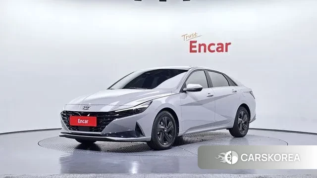Hyundai Avante (CN7) 2021 Серебристо-серый из Кореи