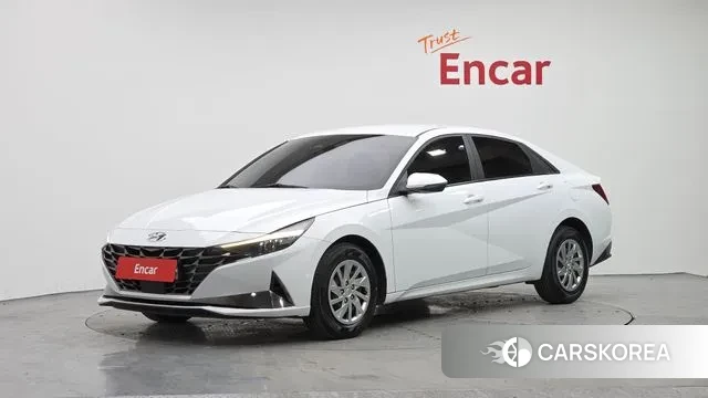 Hyundai Avante (CN7) 2021 Белый из Кореи