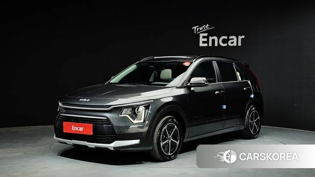 Kia Di Ol Nu Niro 2023 Серый из Кореи