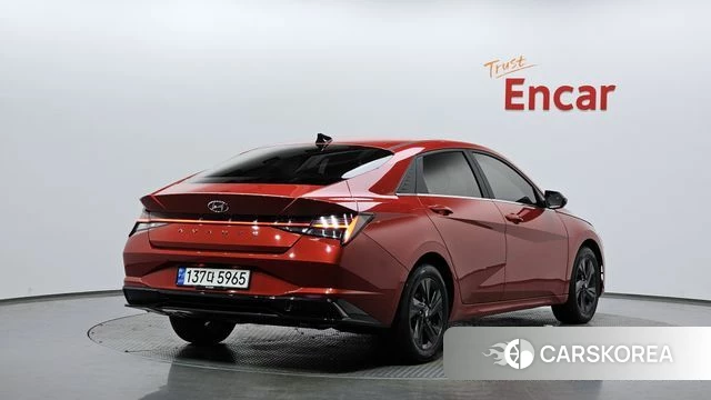Hyundai Avante Hybrid (CN7) 2020 Красный из Кореи
