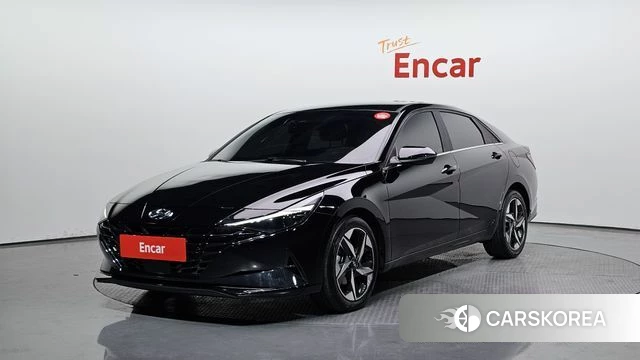 Hyundai Avante (CN7) 2021 Черный из Кореи