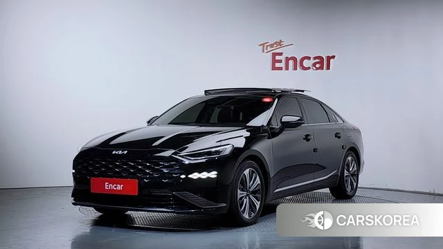 Kia K8 Hybrid 2021 Черный из Кореи