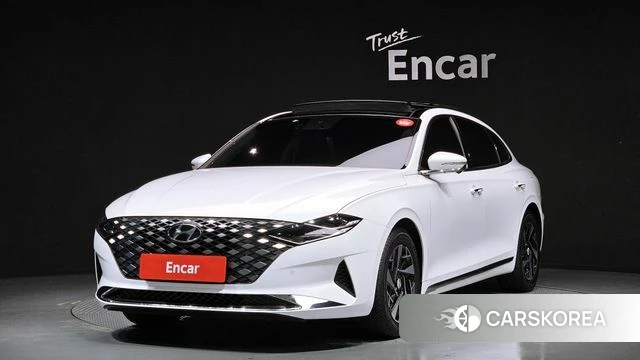 Hyundai The New Grandeur IG Hybrid 2022 Белый из Кореи