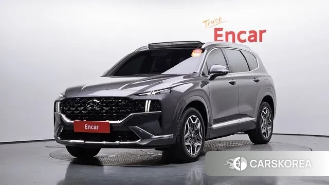 Hyundai The New Santa Fe 2022 Серый из Кореи