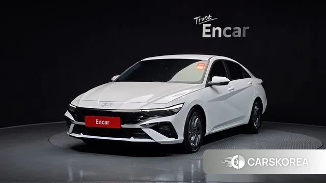 Hyundai The New Avante Hybrid (CN7) 2024 Белый из Кореи