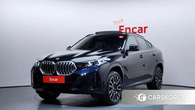 BMW X6 (G06) 2025 Черный из Кореи