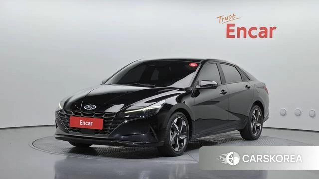 Hyundai Avante (CN7) 2021 Черный из Кореи