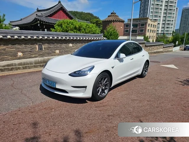 Tesla Model 3 2020 Белый из Кореи