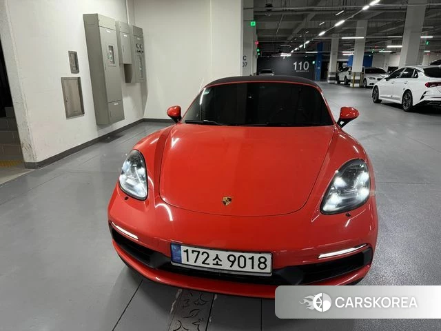 Porsche 718 Cayman 2021 Оранжевый из Кореи