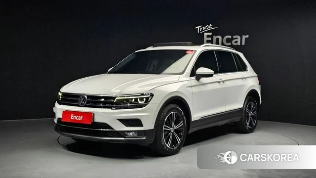 Volkswagen Tiguan second Generation 2020 Белый из Кореи