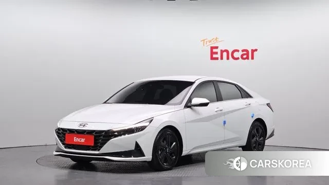 Hyundai Avante (CN7) 2023 Белый из Кореи