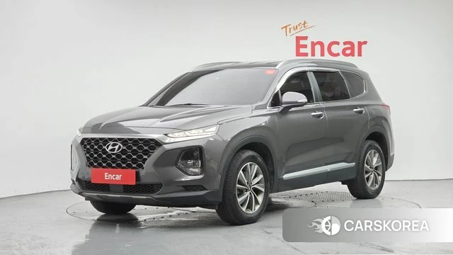 Hyundai Santa Fe TM 2020 Серебристо-серый из Кореи
