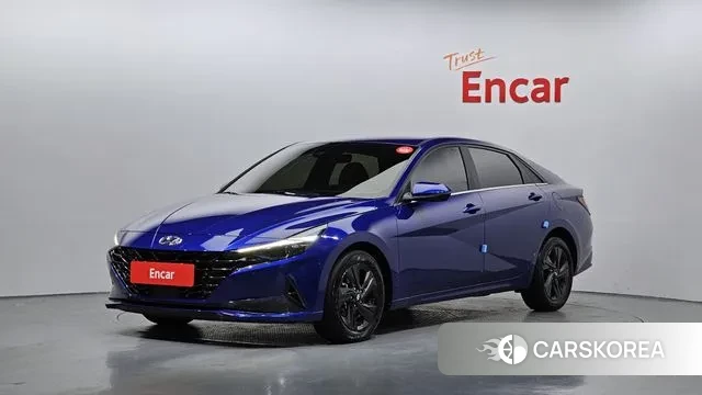 Hyundai Avante (CN7) 2020 Синий из Кореи