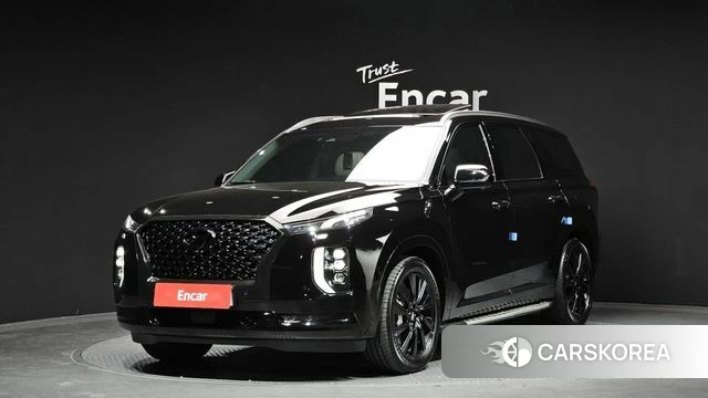Hyundai Palisade 2022 Черный из Кореи
