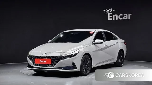 Hyundai Avante Hybrid (CN7) 2021 Серебристо-серый из Кореи