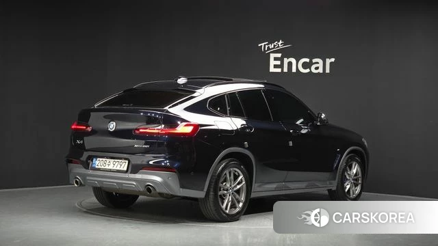 BMW X4 (G02) 2021 Черный из Кореи