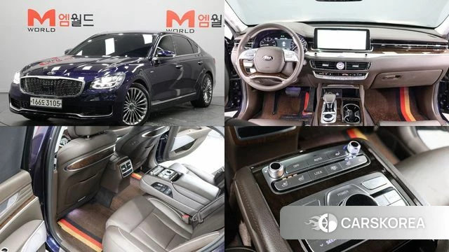 Kia More K9 2018 Синий из Кореи
