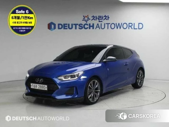 Hyundai Veloster (JS) 2018 Синий из Кореи