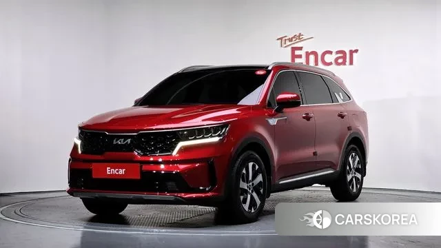 Kia Sorento 4th Generation 2021 Красный из Кореи