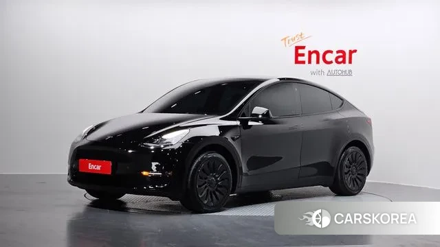 Tesla Model Y 2021 Черный из Кореи