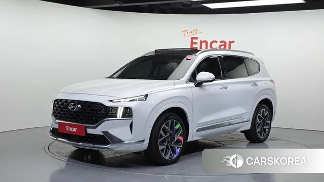 Hyundai The New Santa Fe 2021 Белый из Кореи