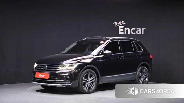 Volkswagen Tiguan second Generation 2023 Черный из Кореи