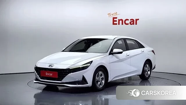 Hyundai Avante (CN7) 2020 Белый из Кореи
