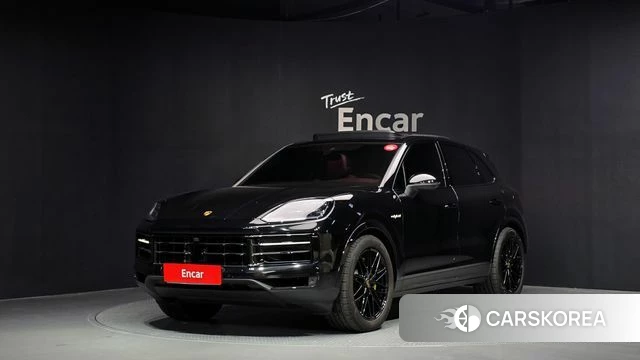Porsche Cayenne (PO536) 2024 Черный из Кореи