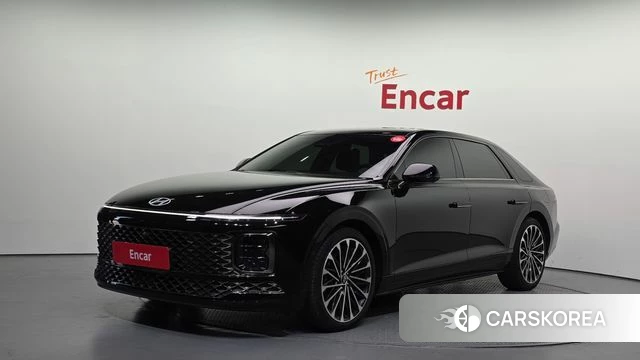 Hyundai Grandeur Hybrid (GN7) 2024 Черный из Кореи