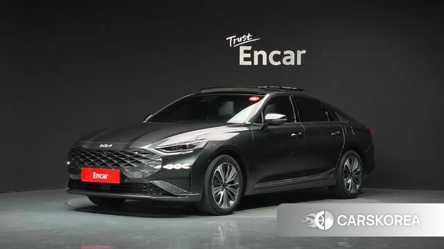 Kia K8 Hybrid 2023 Серый из Кореи