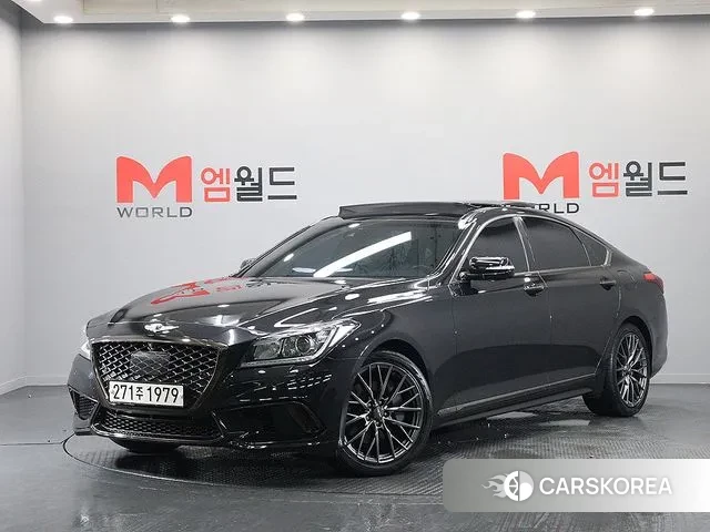 Genesis G80 2018 Черный из Кореи