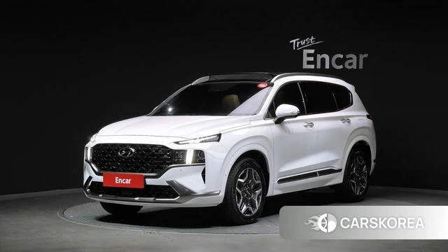 Hyundai The New Santa Fe 2022 Белый из Кореи