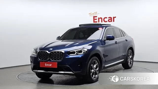 BMW X4 (G02) 2021 Синий из Кореи