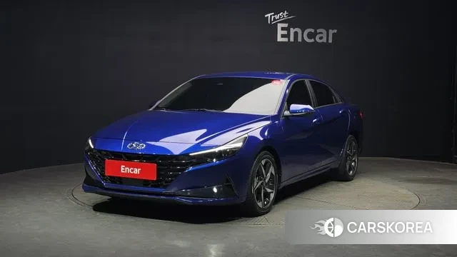 Hyundai Avante (CN7) 2020 Синий из Кореи