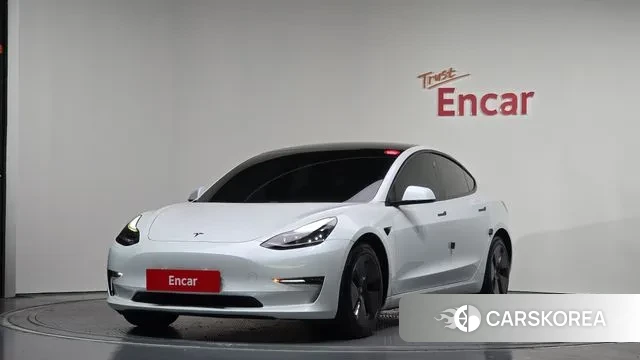 Tesla Model 3 2021 Белый из Кореи