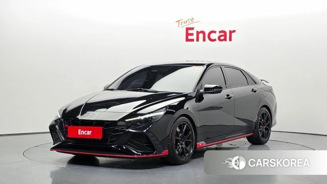Hyundai Avante (CN7) 2023 Черный из Кореи