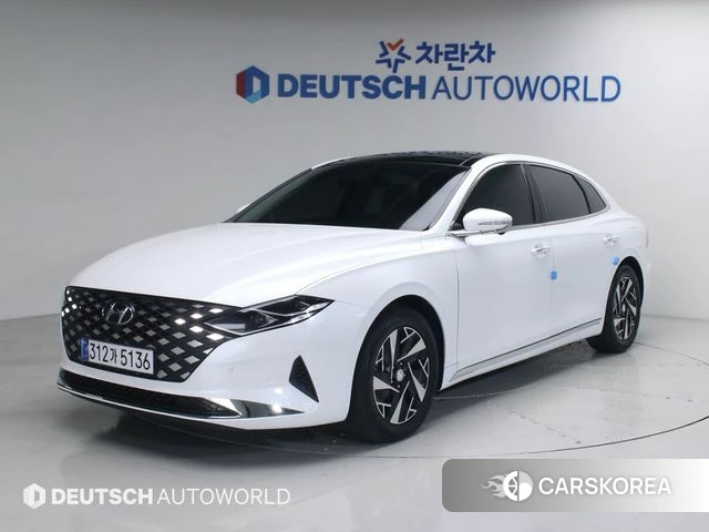 Hyundai The New Grandeur IG Hybrid 2022 Белый из Кореи