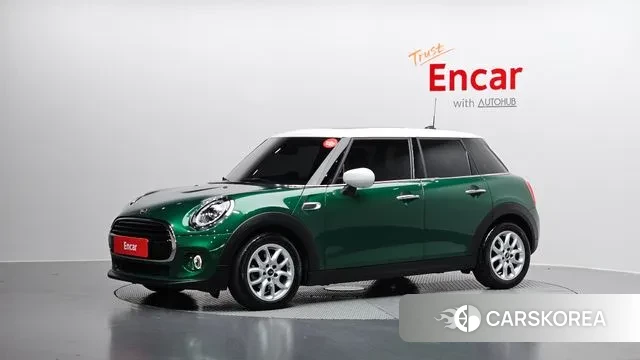 Mini Cooper 2021 Зеленый из Кореи