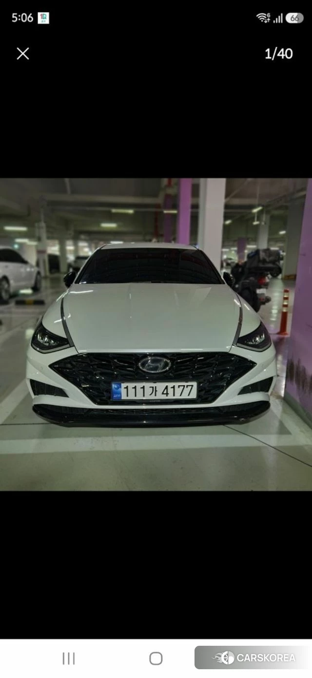 Hyundai Sonata (DN8) 2022 Белый из Кореи